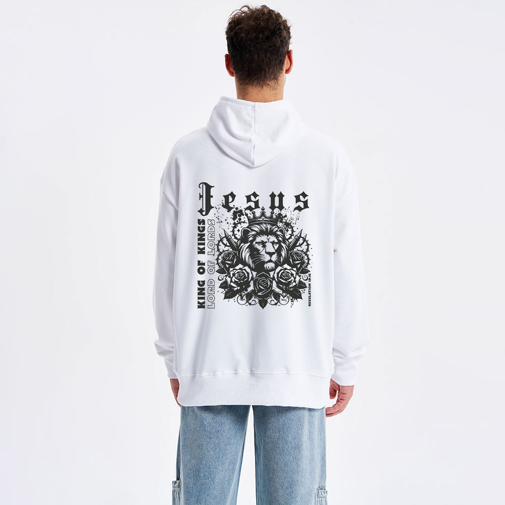 King Of Kings Jesus Lion Classic Christian Hoodie