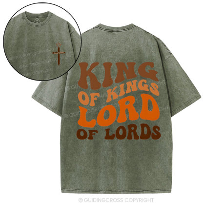 King Of Kings Lord Of Lords christian Washed T-Shirt