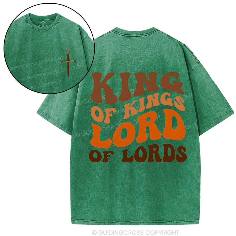 King Of Kings Lord Of Lords christian Washed T-Shirt