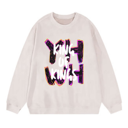 King Of Kings YHWH Christian Washed Sweatshirt