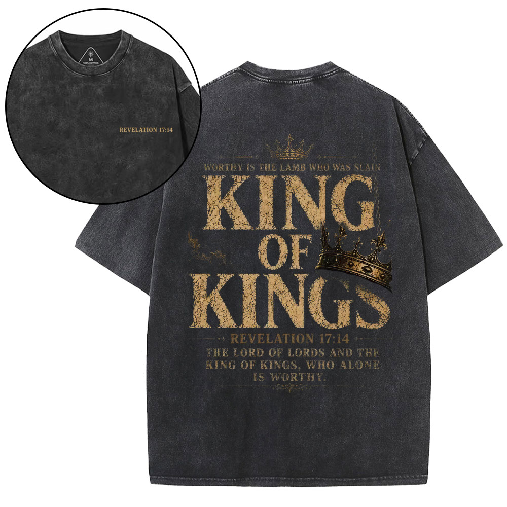 New-Sample Christian Washed T-Shirt双面原件31.95 Sale - GuidingCross