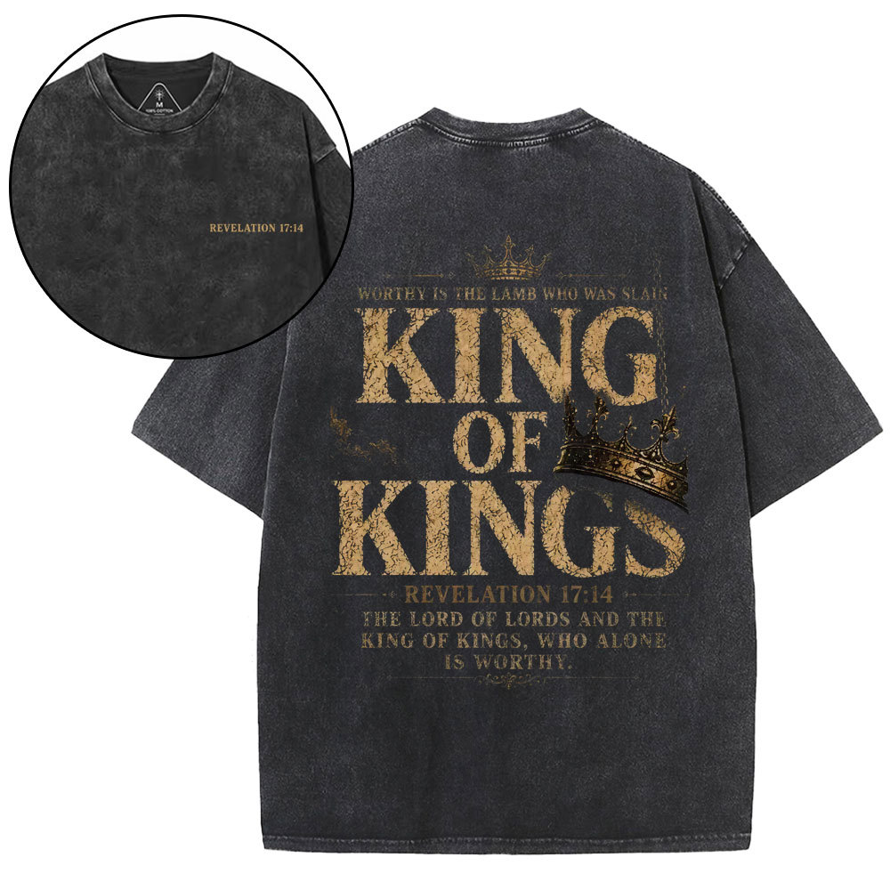 New-Sample Christian Washed T-Shirt双面原件31.95 Sale - GuidingCross