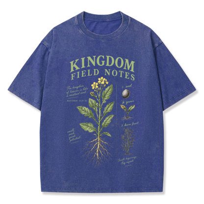 Kingdom Field Notes Christian Washed T-Shirt