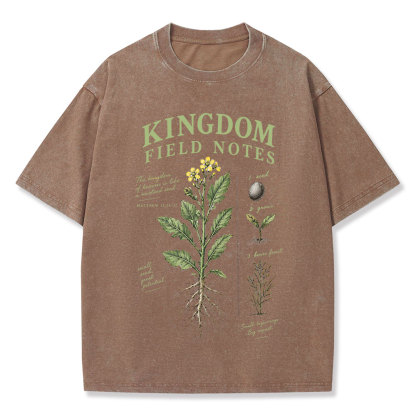 Kingdom Field Notes Christian Washed T-Shirt