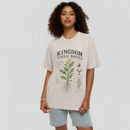 Kingdom Field Notes Christian Washed T-Shirt