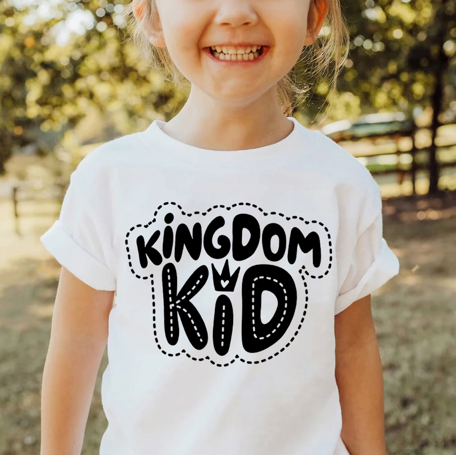 Kingdom Kid Christian Washed T-Shirt
