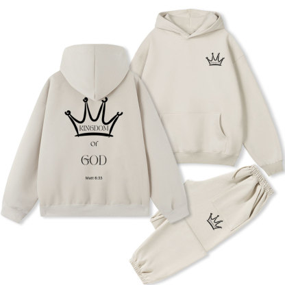 Kingdom Of God Christian Fleece Hoodie Set