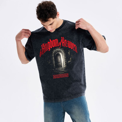 Kingdom Of Heaven Christian Washed T-Shirt