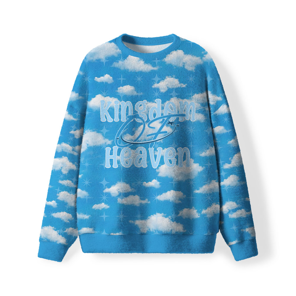 Kingdom Of Heaven Furry Christian Lightweight Sweater