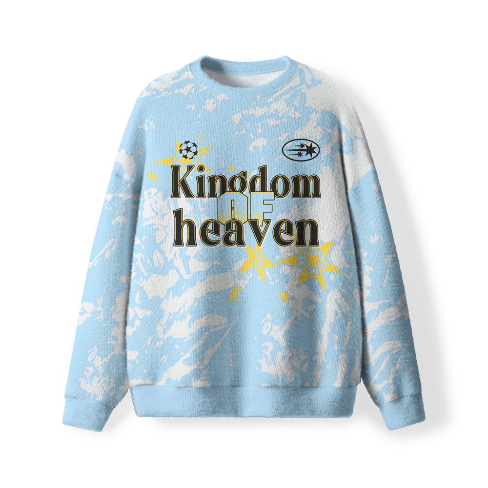 Kingdom Of Heaven Furry Christian Lightweight Sweater