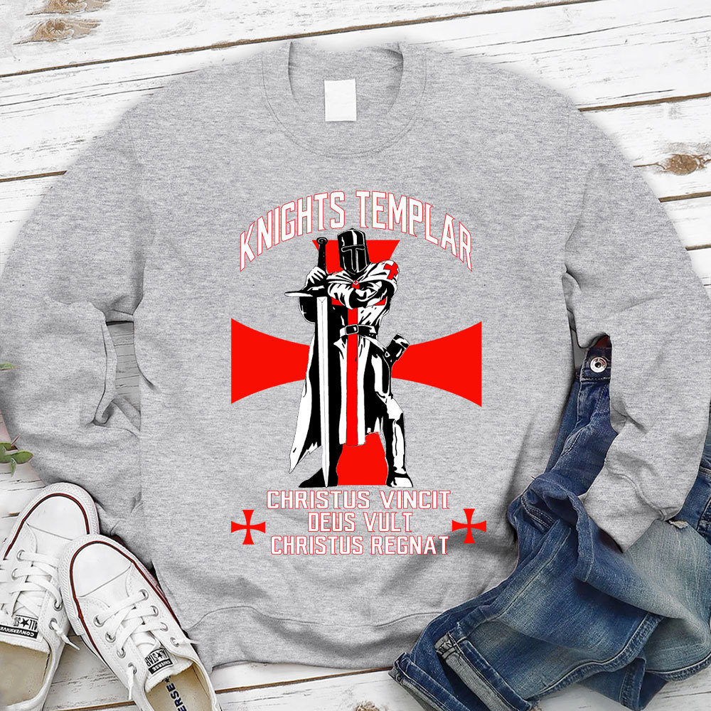 Knights Templar Crusader Christian Sweatshirt