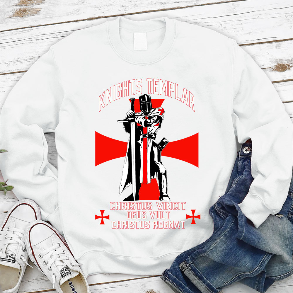 Knights Templar Crusader Christian Sweatshirt