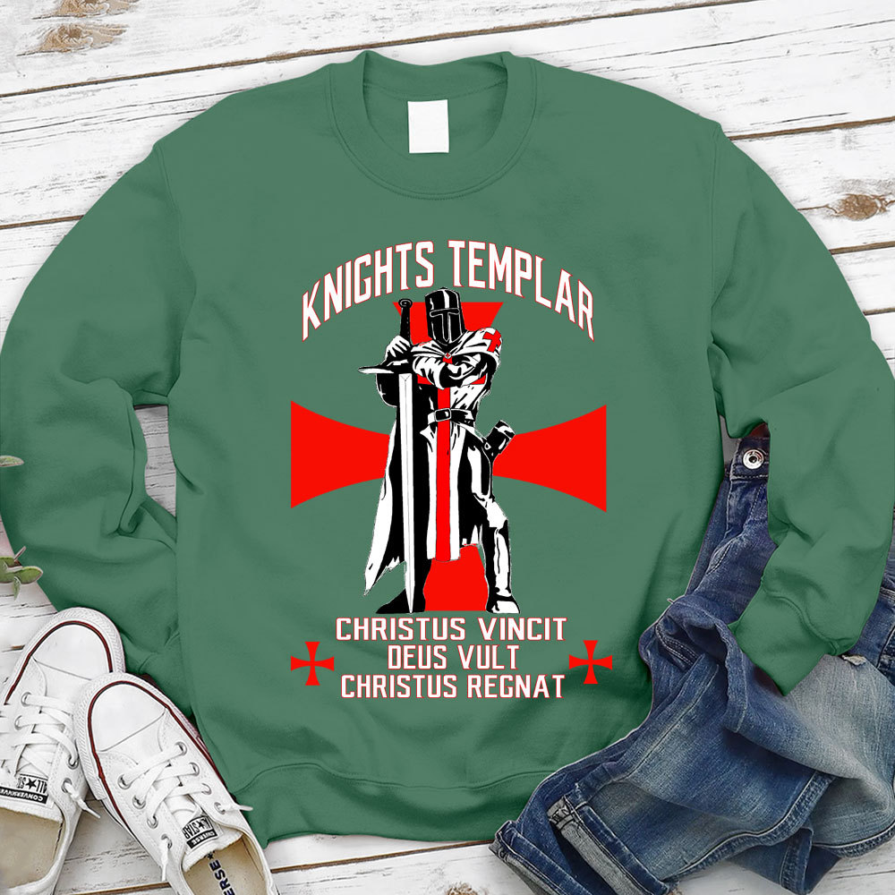 Knights Templar Crusader Christian Sweatshirt