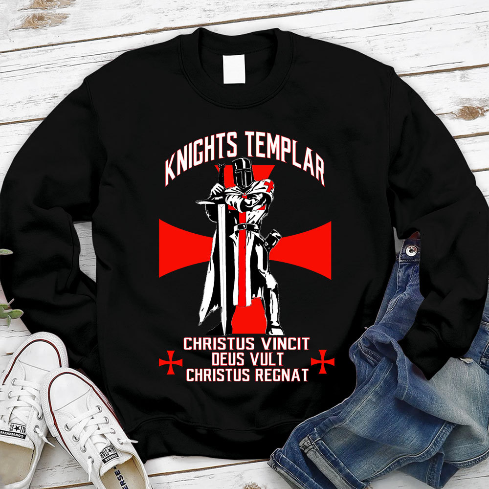 Knights Templar Crusader Christian Sweatshirt