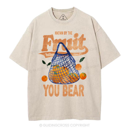 Known By The Fruit Christian Washed T-Shirt