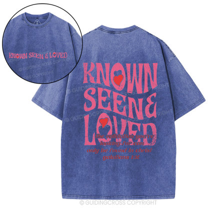 Known Seen&Loved Christian Washed T-Shirt