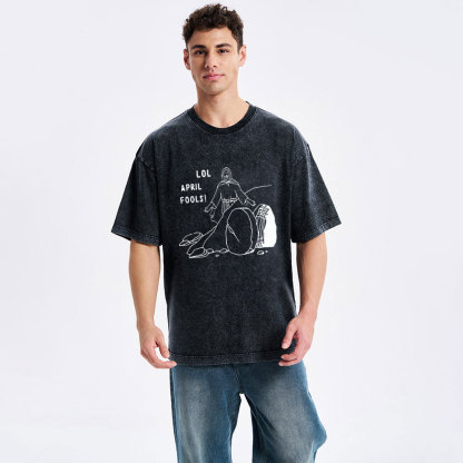 LOL April Fools Christian Washed T-Shirt