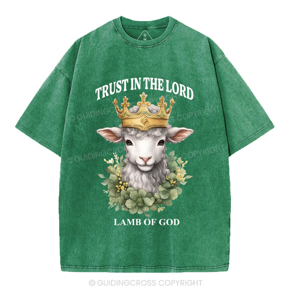 Lamb Of God Christian Washed T-Shirt