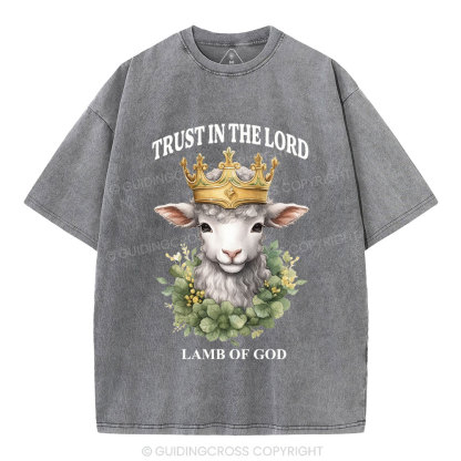 Lamb Of God Christian Washed T-Shirt