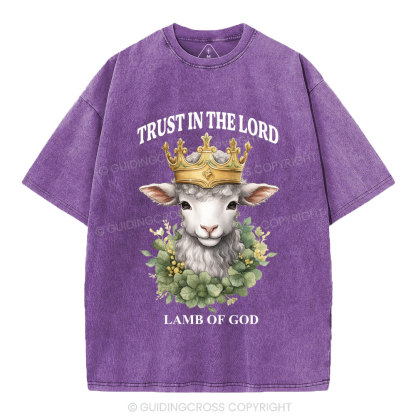 Lamb Of God Christian Washed T-Shirt