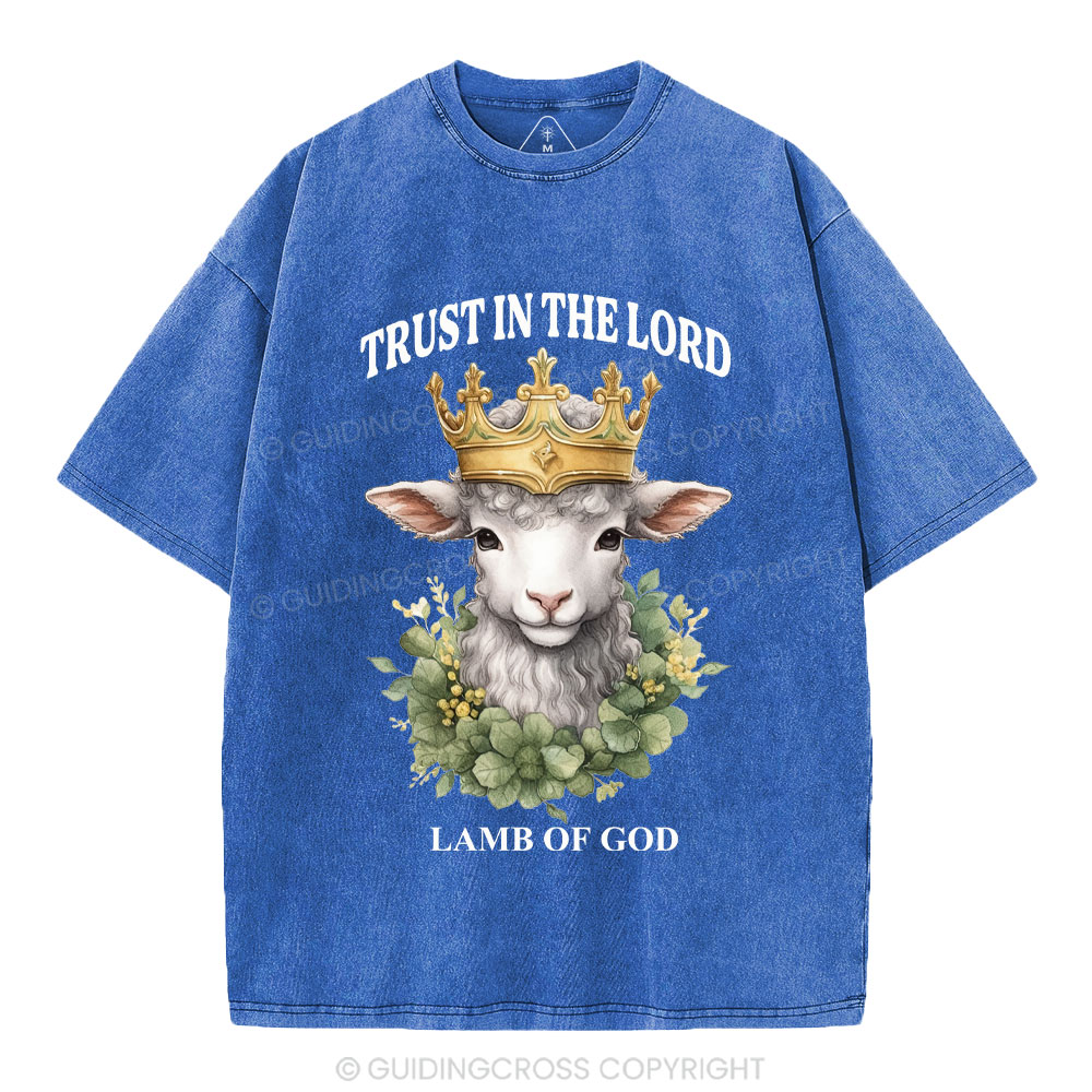 Lamb Of God Christian Washed T-Shirt