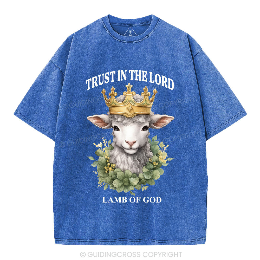Lamb Of God Christian Washed T-Shirt