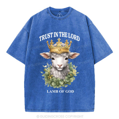 Lamb Of God Christian Washed T-Shirt
