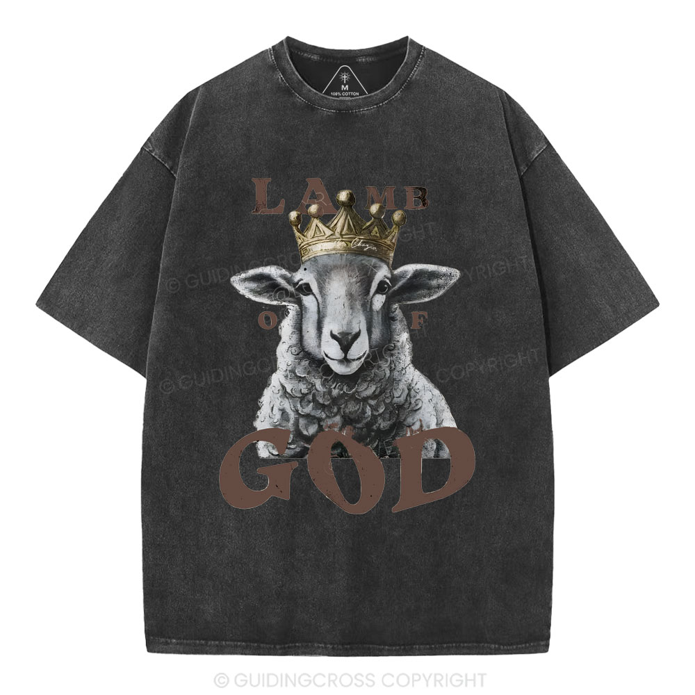 Lamb Of God Christian Washed T-Shirt