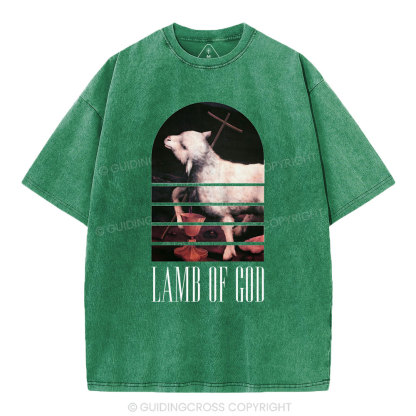 Lamb Of God Christian Washed T-Shirt