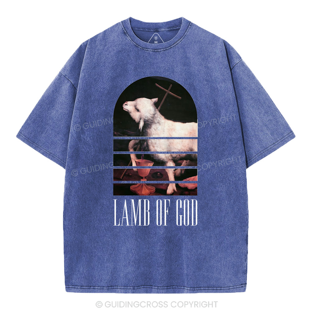 Lamb Of God Christian Washed T-Shirt