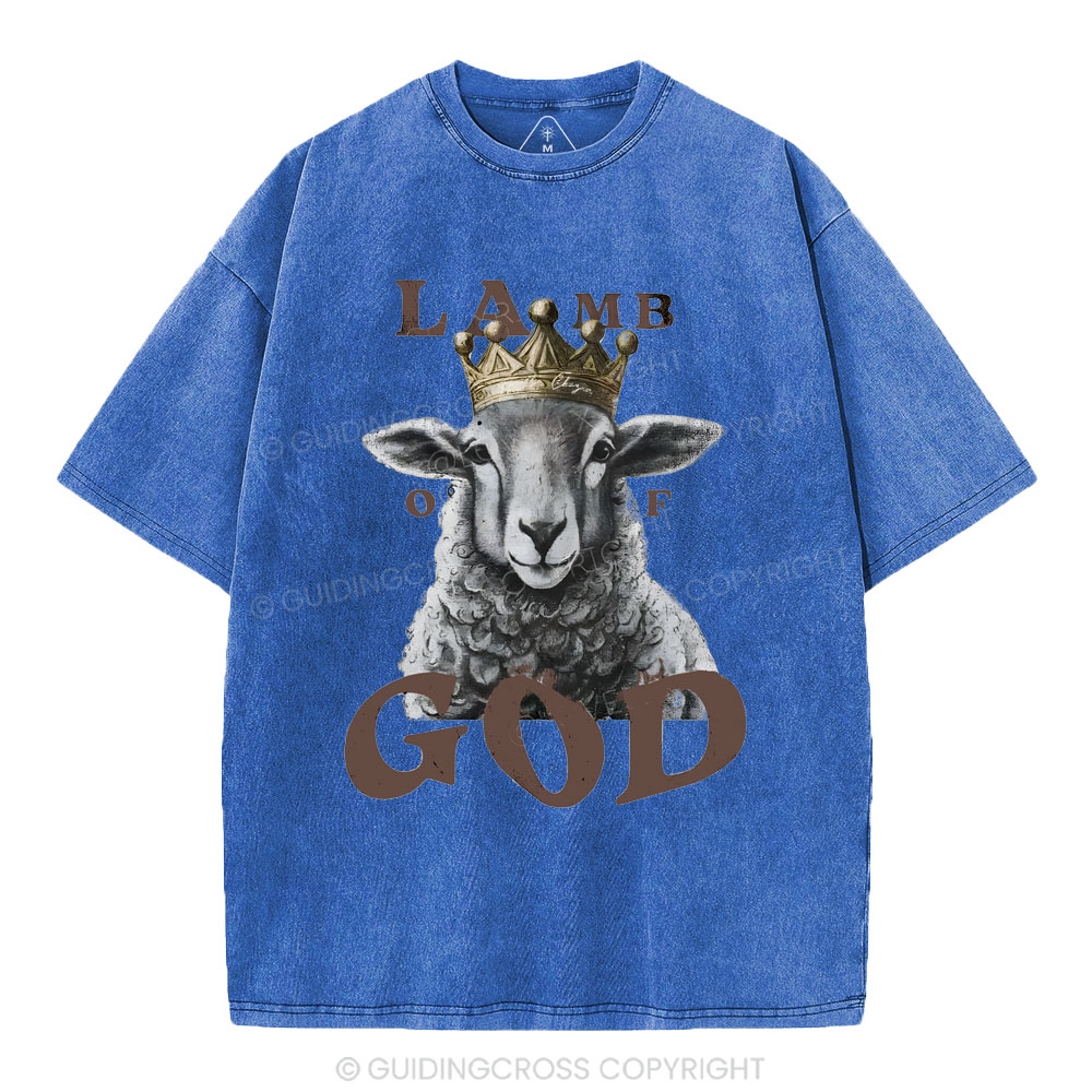 Lamb Of God Christian Washed T-Shirt