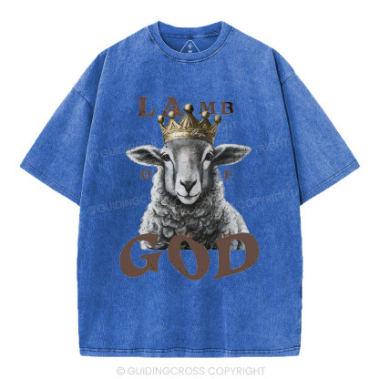 Lamb Of God Christian Washed T-Shirt
