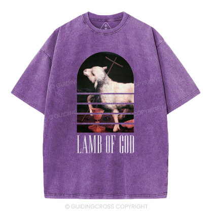 Lamb Of God Christian Washed T-Shirt
