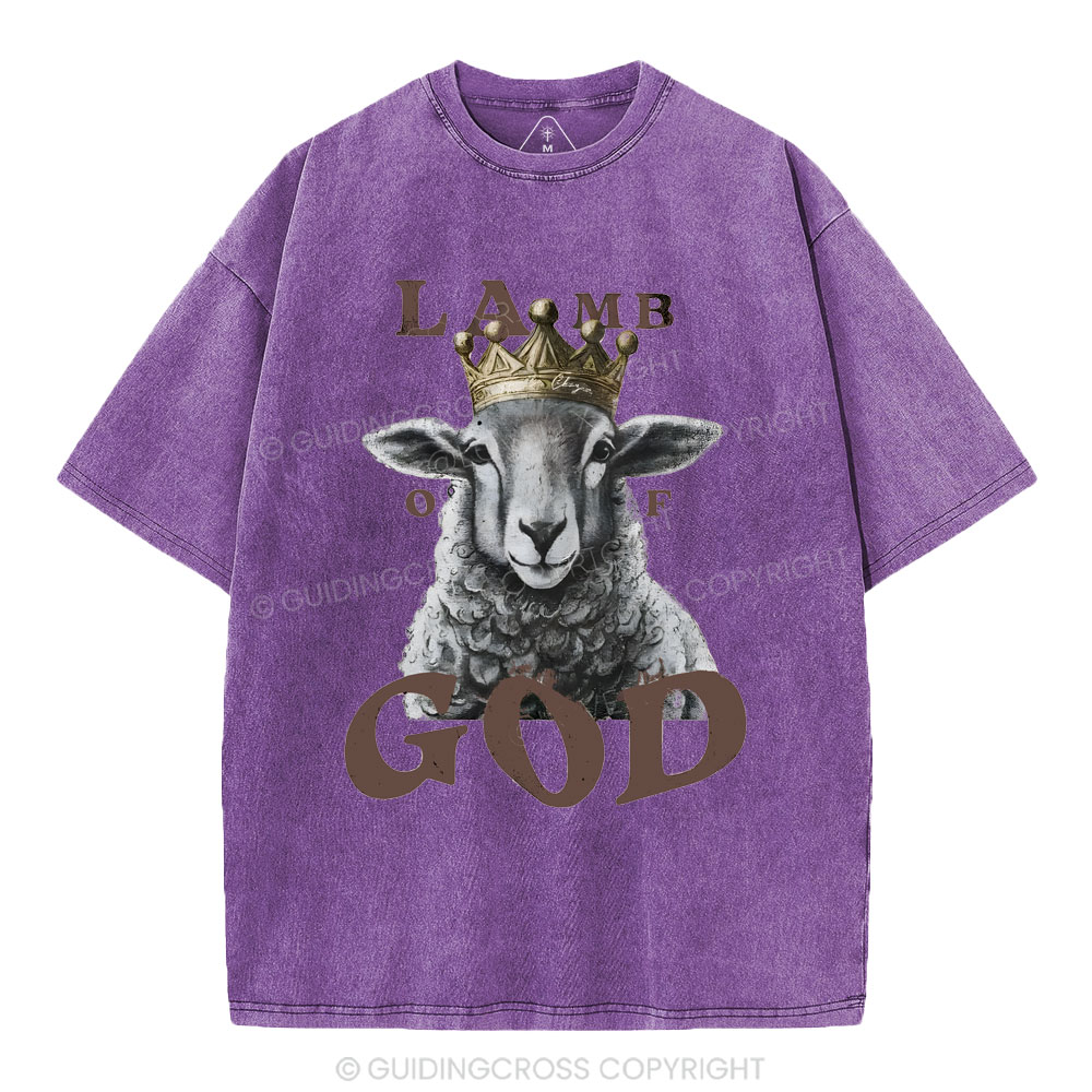 Lamb Of God Christian Washed T-Shirt