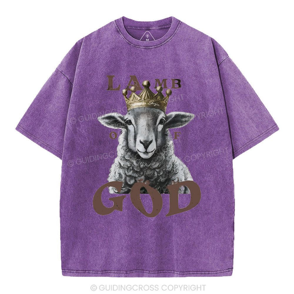 Lamb Of God Christian Washed T-Shirt