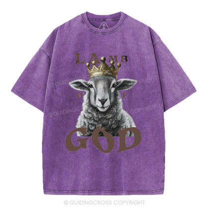 Lamb Of God Christian Washed T-Shirt