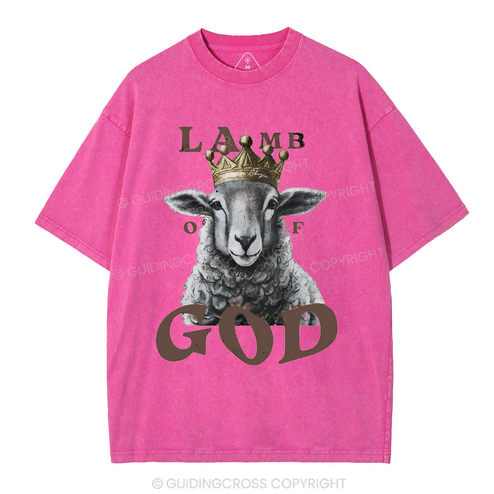 Lamb Of God Christian Washed T-Shirt