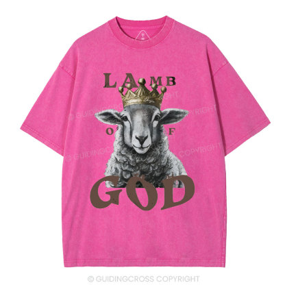Lamb Of God Christian Washed T-Shirt