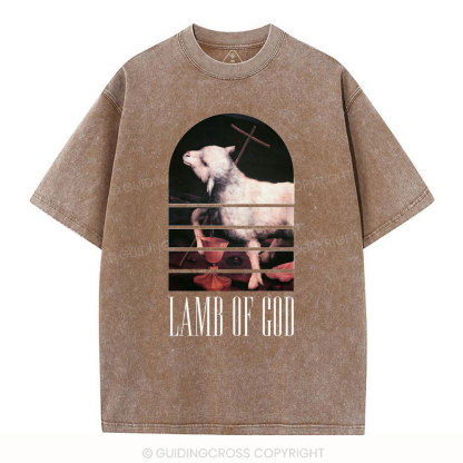 Lamb Of God Christian Washed T-Shirt