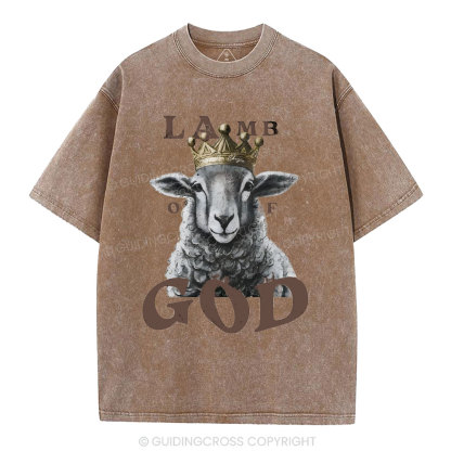 Lamb Of God Christian Washed T-Shirt