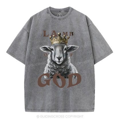 Lamb Of God Christian Washed T-Shirt