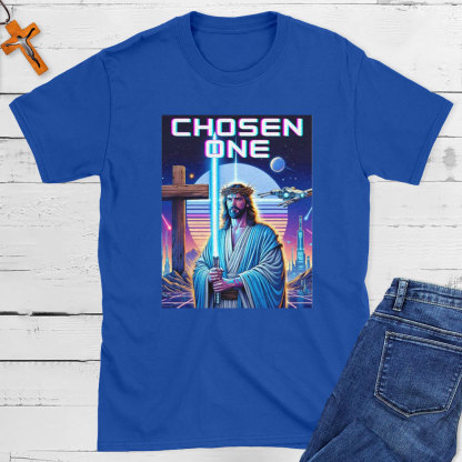 Lazer Saber Jesus Christian T-Shirt