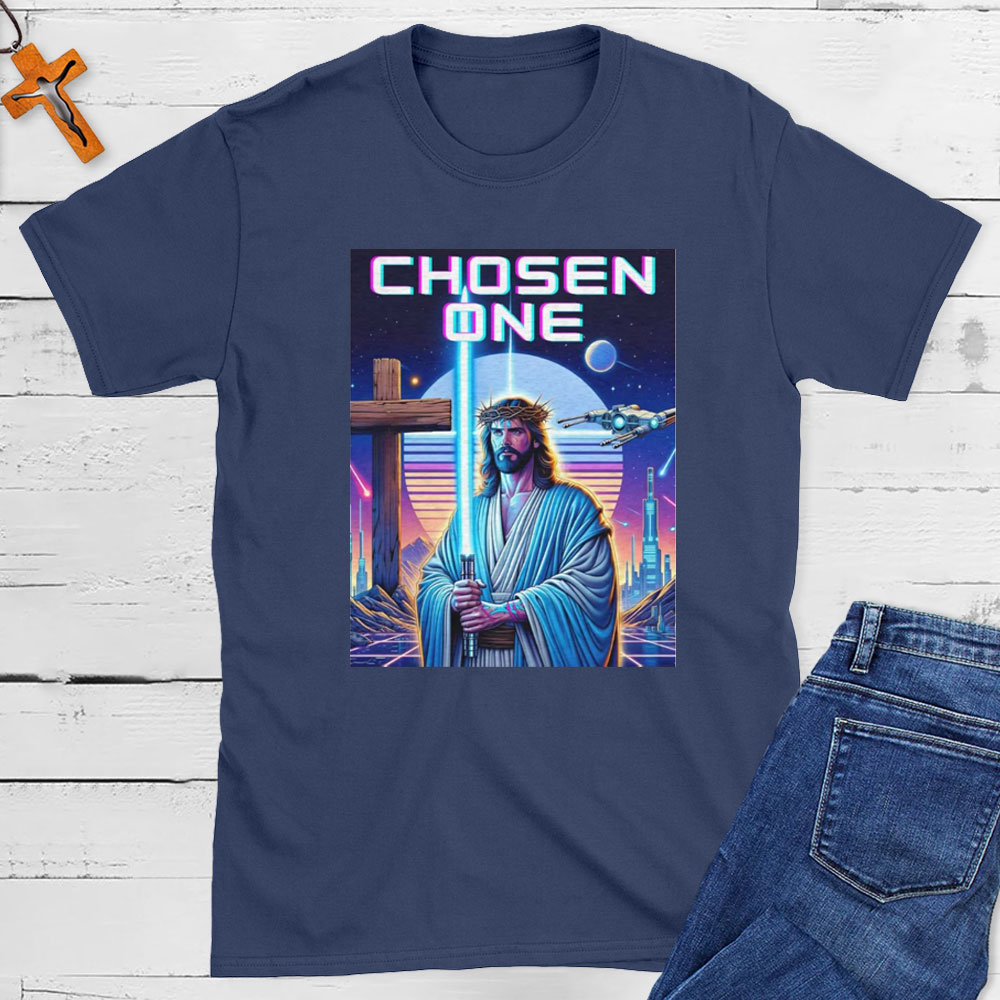 Lazer Saber Jesus Christian T-Shirt