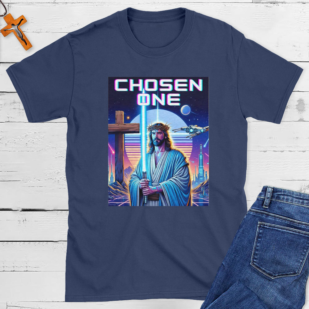 Lazer Saber Jesus Christian T-Shirt