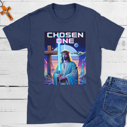 Lazer Saber Jesus Christian T-Shirt
