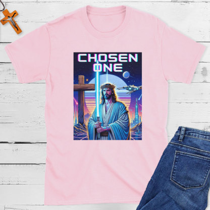 Lazer Saber Jesus Christian T-Shirt