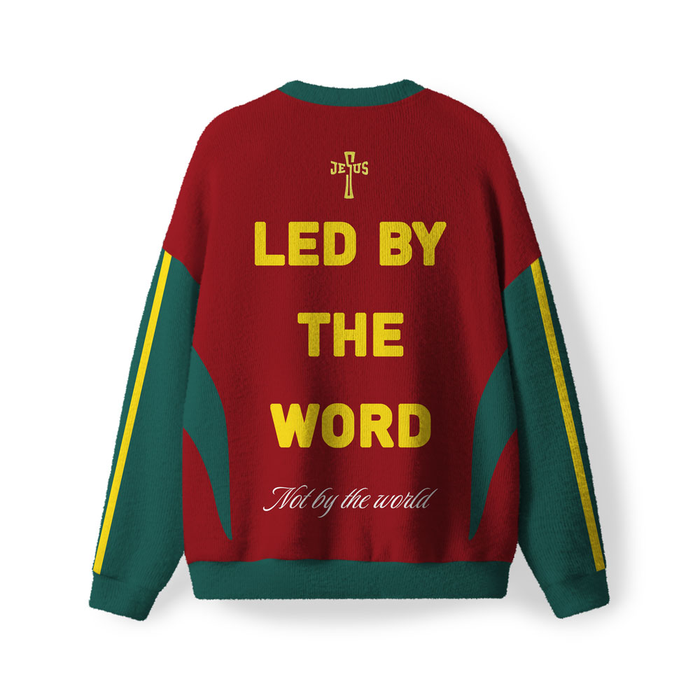 Lead By The Lord Furry Christian Lightweight Sweater