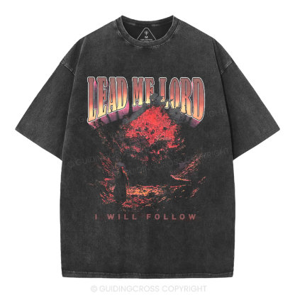 Lead Me Lord Christian Washed T-Shirt