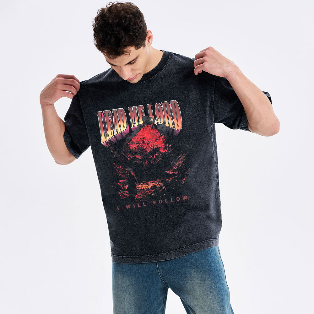 Lead Me Lord Christian Washed T-Shirt