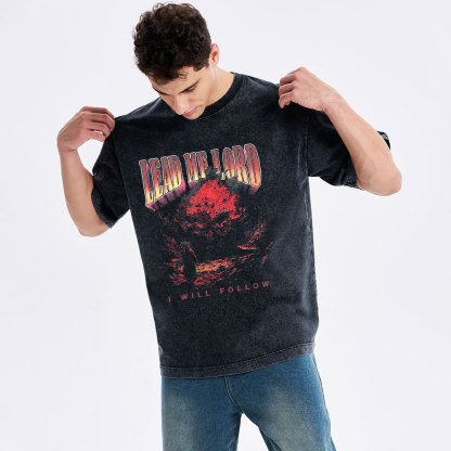 Lead Me Lord Christian Washed T-Shirt